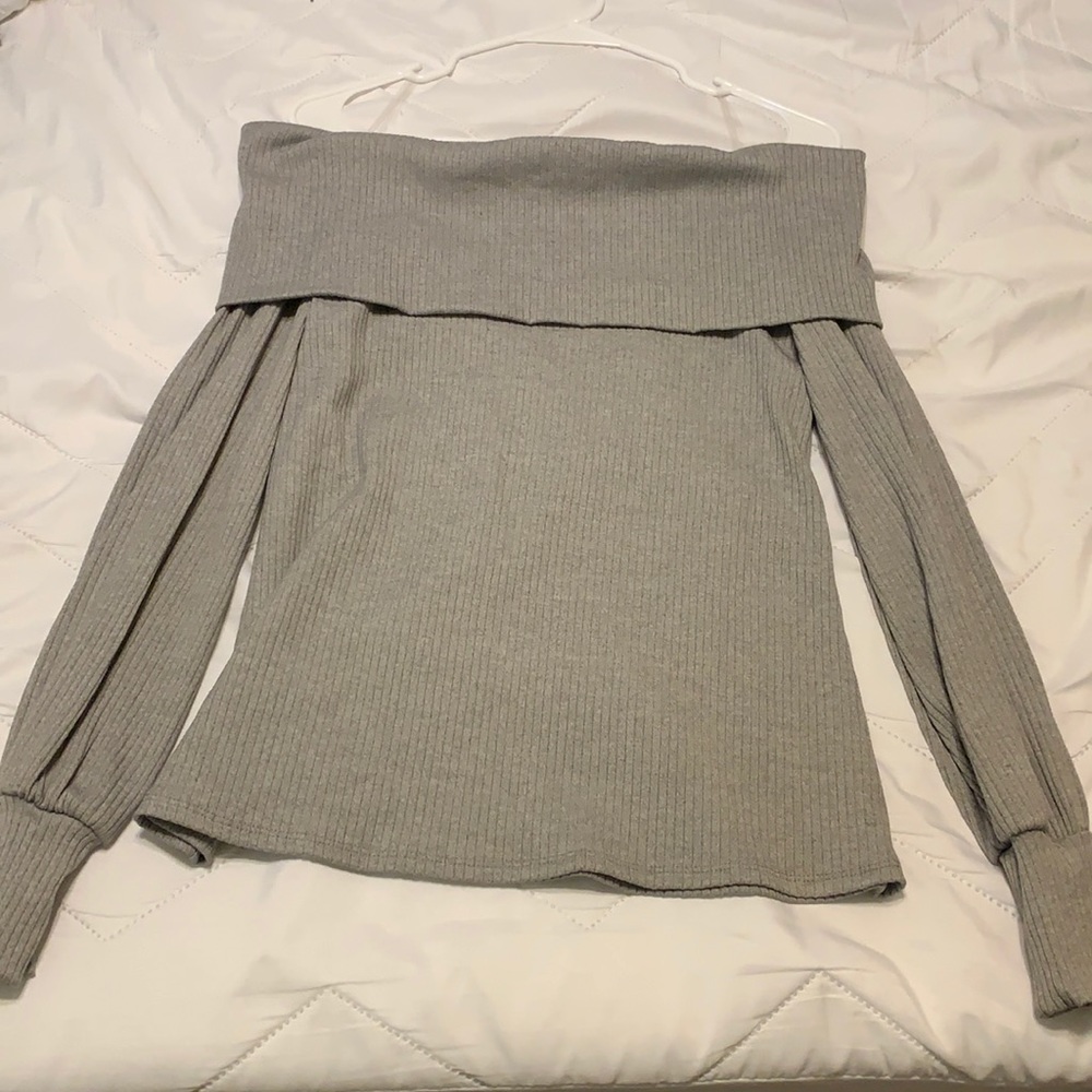 Off the shoulder sweater
